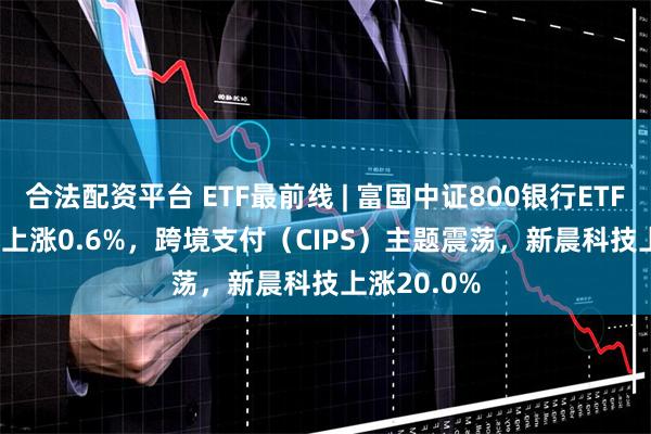 合法配资平台 ETF最前线 | 富国中证800银行ETF(159887)上涨0.6%，跨境支付（CIPS）主题震荡，新晨科技上涨20.0%