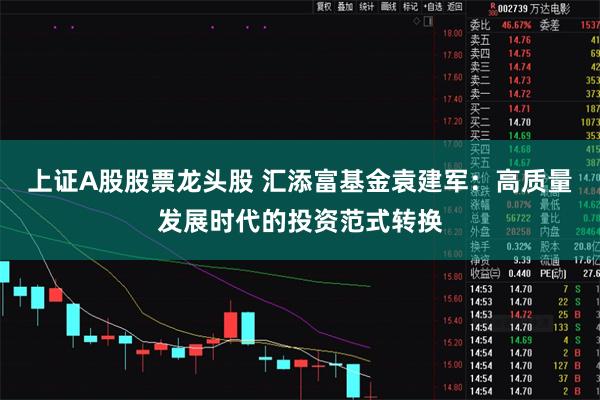 上证A股股票龙头股 汇添富基金袁建军：高质量发展时代的投资范式转换